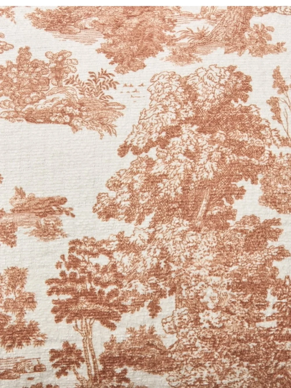 My Texas House Halloween Forest Toile Rust Oblong Decorative Pillow, 14